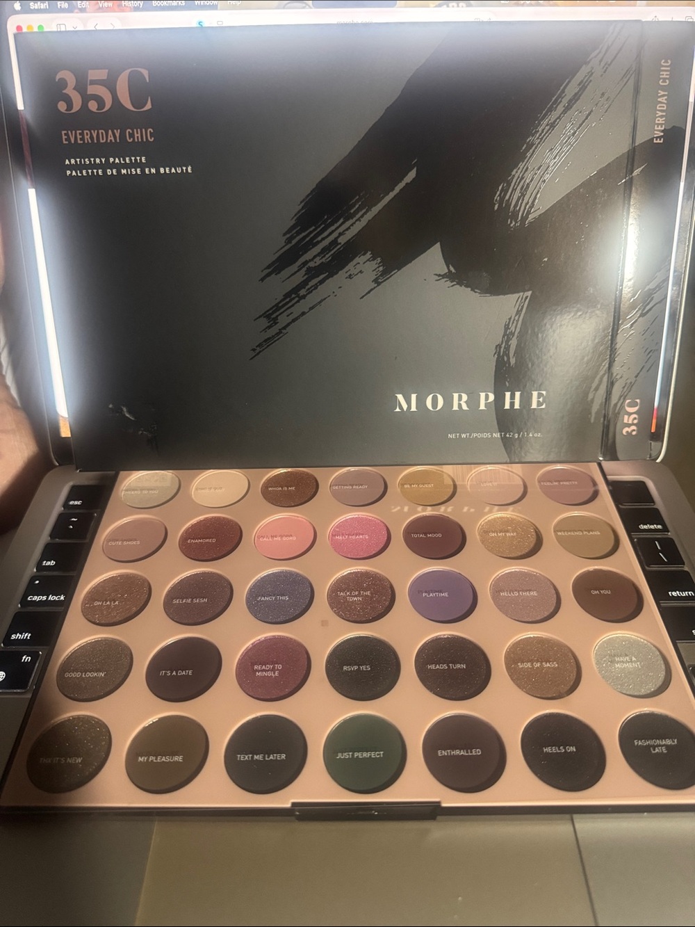 MORPHE 35C EVERYDAY CHIC ARTISTRY EYESHADOW PALETTE